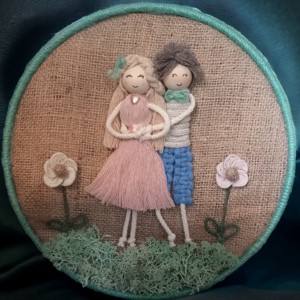 Cuplu in dragoste decor de perete - Artynos.ro