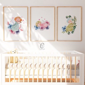 Decal de perete zână de primăvară, poster, decorare cameră copii -  - Artynos.ro