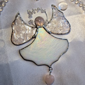 Inger de cristal in culoare opalescenta - Artynos.ro