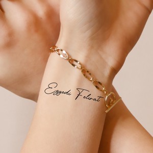 Tatuaj temporar cu inscripție personalizată (3 buc / pachet) -  - Artynos.ro