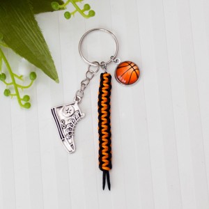 Breloc, ornament geanta - Baschet baschet negru/portocaliu, , , ARTYNOS