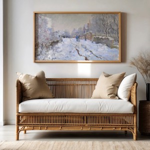 Tablou Monet, decorațiuni de Crăciun, Samsung Frame TV imagine, digital -  - Artynos.ro