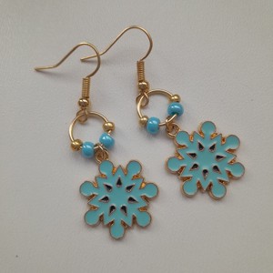 Cercei de Crăciun - fulg de nea -  - Artynos.ro