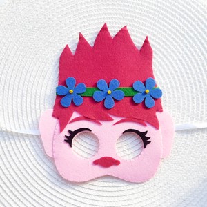 Trolls - Masca de carnaval Poppy pentru fete, Imbracaminte si moda, Costume si masti de carnaval, Costume, Cusatura, ARTYNOS