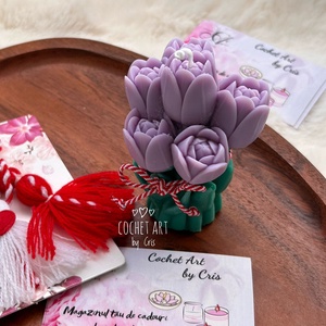 Lumanare buchet de Lalele - casă & stil de viață - lumânări, parfumuri, arome - ceară parfumată - Artynos.ro