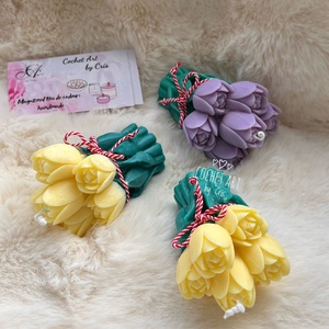 Lumanare buchet de Lalele - casă & stil de viață - lumânări, parfumuri, arome - ceară parfumată - Artynos.ro