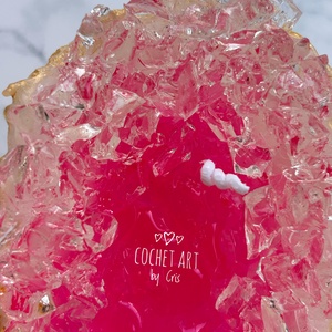 Lumanare Barcuta cu Cristale - accessorii și unelte - materie primă mixtă - lumânare - Artynos.ro