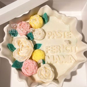 Lumanare cu mesaj Paste fericit mama - Artynos.ro