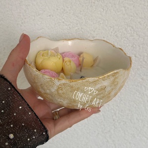 Lumanare Paste Fericit - decor de sărbători - decorațiuni de paște - decor masă de paște - Artynos.ro