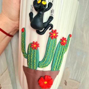 Vaza decorata manual, Casă & Stil de viață, Accesorii pentru echipamente de bucătărie, Accesorii de servire, Căni, Ceramică, ARTYNOS