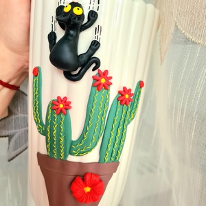 Vaza decorata manual - casă & stil de viață - accesorii pentru echipamente de bucătărie - accesorii de servire - căni - Artynos.ro