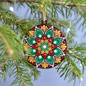 Glob Mandala O Christmas Tree! Green - Artynos.ro