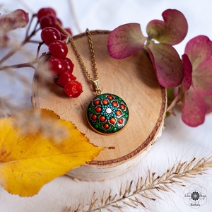 Colier Mandala Forest Jewel MINI - bijuterii - coliere - coliere cu pandative - Artynos.ro