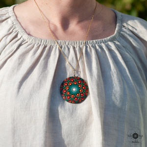 Colier Mandala Forest Jewel - bijuterii - coliere - coliere cu pandative - Artynos.ro