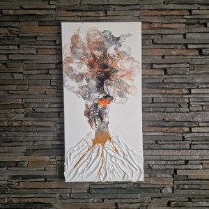  Tablou canvas Vulcanul  din vis  - casă & stil de viață - accesorii pentru decorat casa - picturi murale - panouri și tablouri, panouri decorative - Artynos.ro