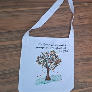 Sacoșă  pictata Toamna - geantă și husă - geantă pentru cumpărături - geantă shopper, geantă tote, geantă textilă - Artynos.ro