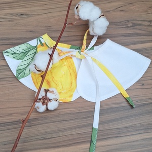 Guler bumbac cu lămâi  - arte vizuale și accesorii  - imagini cu broderii - gobelin - Artynos.ro