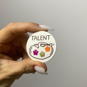 Martisor brosa - TALENT pictura, Bijuterii, Martisor, Ceramica, ARTYNOS