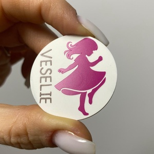 Mărțișor broșă - VESELIE - bijuterii - mărțișor - Artynos.ro