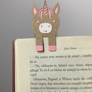 Semn de carte - Unicorn - cărți și creații cu tematică muzicală, cadouri - semn de carte - Artynos.ro