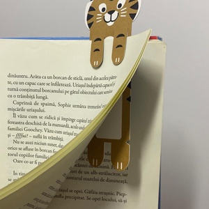Semn de carte pentru copii - Tigru - cărți și creații cu tematică muzicală, cadouri - semn de carte - Artynos.ro