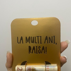 Card pentru bani - felicitare zi de nastere - accessorii și unelte - material de împachetare - plic - Artynos.ro