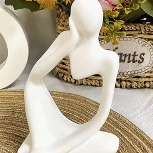 Statueta decorativa Om pe ganduri, Casa & Stil de viata, Decoratiuni de casa, Decoratiuni de masa si rafturi, Decoratiuni de masa, Ceramica, ARTYNOS