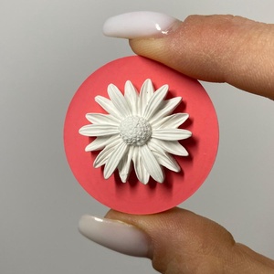 Mărțișor broșă - Floare 3D - bijuterii - mărțișor - Artynos.ro