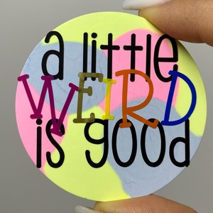 Martisor brosa - 5.5 cm - A little weird is good, Bijuterii, Martisor, Ceramica, ARTYNOS