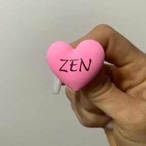Martisor brosa - ZEN heart, Bijuterii, Martisor, Ceramica, ARTYNOS
