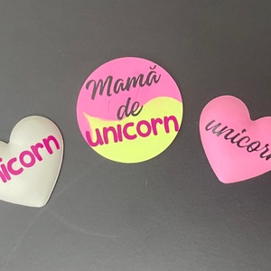 Broșă - Mamă de unicorn � 3.5-5.5 cm - bijuterii - broșe - Artynos.ro