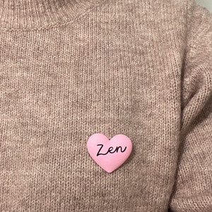 Broșă - ZEN heart - bijuterii - broșe - Artynos.ro