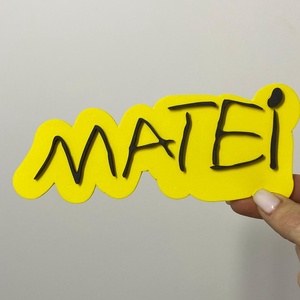 Tablou personalizat 3D din desen sau scris de mana - Artynos.ro