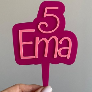 Cake topper personalizat - Topper tort - Artynos.ro