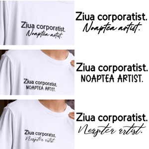 Tricou personalizat pentru barbati � Ziua corporatist, noaptea artist. - Artynos.ro