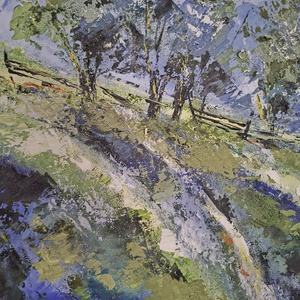 O vară pe colinele-nverzite - arte vizuale și accesorii  - picturi - pictură în ulei - Artynos.ro