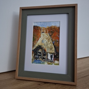 Culoarea toamnei în Făgăraș - arte vizuale și accesorii  - picturi - pictură în ulei - Artynos.ro