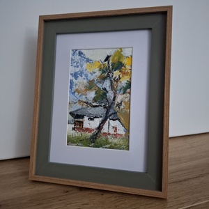 În așteptarea iernii - arte vizuale și accesorii  - picturi - pictură în ulei - Artynos.ro