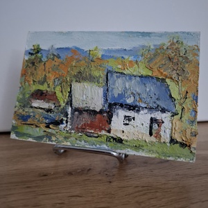 Toamnă rurală - arte vizuale și accesorii  - picturi - pictură în ulei - Artynos.ro