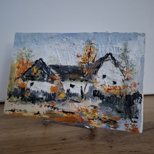 Toamnă târzie - arte vizuale și accesorii  - picturi - pictură în ulei - Artynos.ro