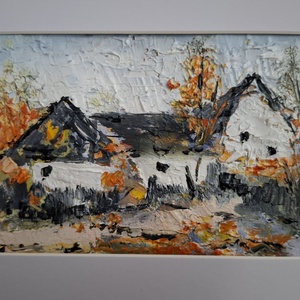 Toamnă târzie - arte vizuale și accesorii  - picturi - pictură în ulei - Artynos.ro