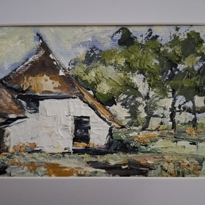 Vechea casă de la țară - arte vizuale și accesorii  - picturi - pictură în ulei - Artynos.ro