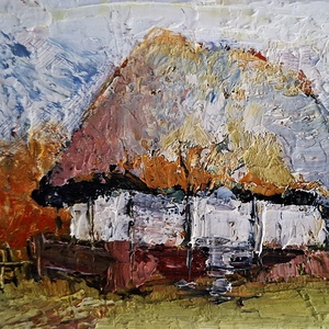 Toamnă-n munți - arte vizuale și accesorii  - picturi - pictură în ulei - Artynos.ro