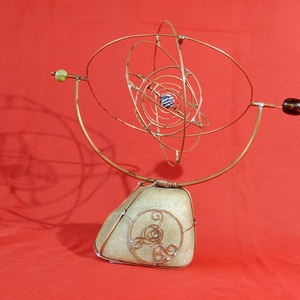 Astrolab mecanic  . mecanism de relaxare., Casă & Stil de viață, Accesorii pentru decorat casa, Decorațiuni cu tematică spirituală, Mandala, Prelucrarea metalelor, ARTYNOS