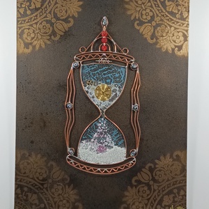 Metaloplastie cupru Temporalitate  - casă & stil de viață - accesorii pentru decorat casa - picturi murale - panouri și tablouri, panouri decorative - Artynos.ro