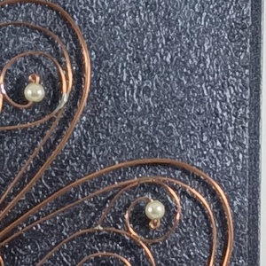 Metaloplastie cupru Lucky trifoi cu 4 foi, Casa & Stil de viata, Accesorii pentru decorat casa, Picturi murale, Panouri si tablouri, panouri decorative, Prelucrarea metalelor, ARTYNOS