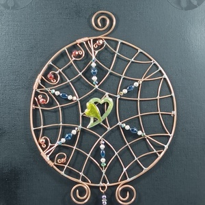 Metaloplastie cupru Inima Duala  - casă & stil de viață - accesorii pentru decorat casa - picturi murale - panouri și tablouri, panouri decorative - Artynos.ro