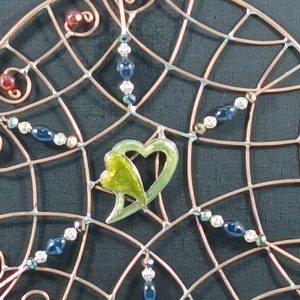 Metaloplastie cupru Inima Duala  - casă & stil de viață - accesorii pentru decorat casa - picturi murale - panouri și tablouri, panouri decorative - Artynos.ro