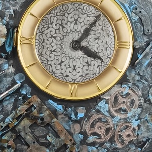 Tablou Steampunk Time ONE - casă & stil de viață - accesorii pentru decorat casa - picturi murale - panouri și tablouri, panouri decorative - Artynos.ro