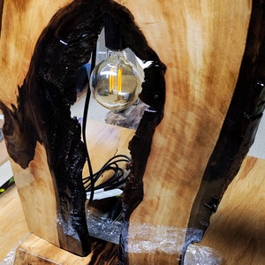 Lampa de interior , Casa & Stil de viata, Lampi si corpuri de iluminat, Lampa de masa, Prelucrarea lemnului, ARTYNOS